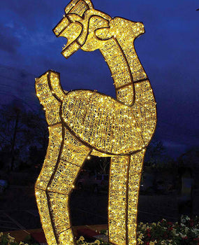 Waterloo Reindeer LED Light Display - Warm or Cool White