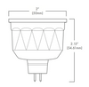Brilliance LED Chameleon MR16 Color-Changing LED Lamp  NEW