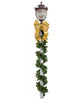 Single Bow & Garland Accent Kit - Gold, Red or Candy Cane (Lit or Unlit)
