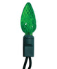 LED Mini Lights, C6 Faceted, with 50 Bulbs per strand