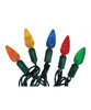 LED Mini Lights, C6 Faceted, with 50 Bulbs per strand