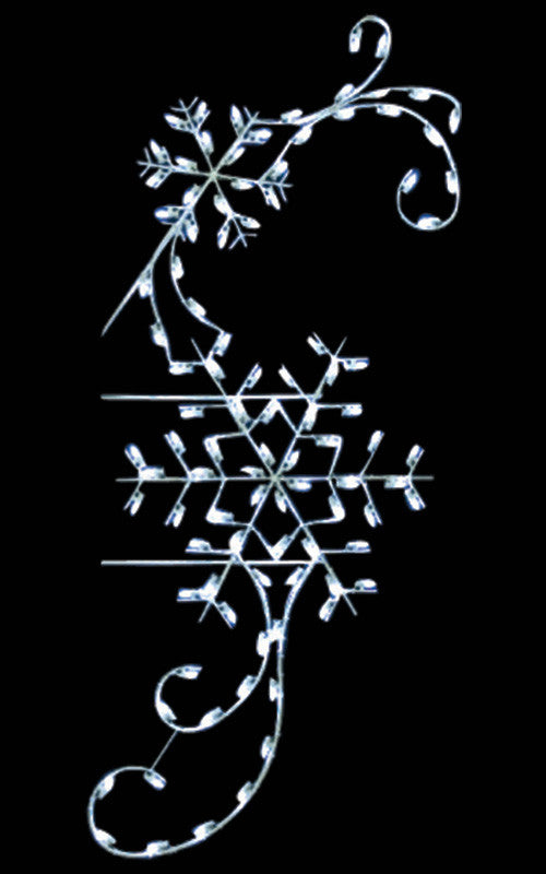 Pole Mount - 8' Classic Winter Snowflake