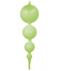 Designer Glass Finial Ornaments (Set of 6) 2 sizes in 14 colors
