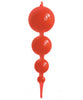 Designer Glass Finial Ornaments (Set of 6) 2 sizes in 14 colors