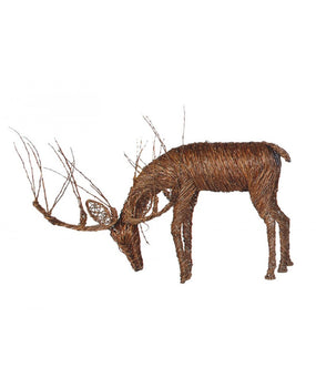 Grapevine Eating Buck (Lit or Unlit)