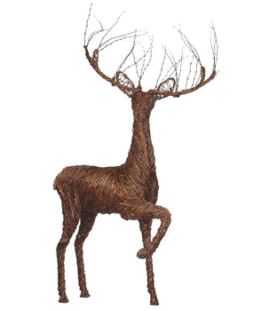 Grapevine Prancing Buck (Lit or Unlit)