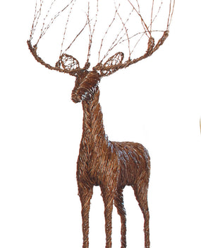 Grapevine Standing Buck (Lit or Unlit)