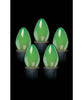 Incandescent C7 Opaque Bulbs (Case of 25) 6 Colors