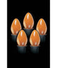 Incandescent C7 Opaque Bulbs (Case of 25) 6 Colors