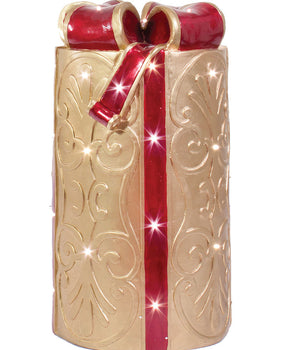 Lit Round Fiberglass Gift Box