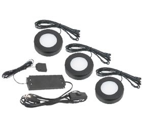 MVP-3 Line Voltage (3 Puck Kit) Available in Black, Nickel or White