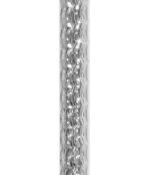 Spiral Reflective Tube Ornament (set of 12)