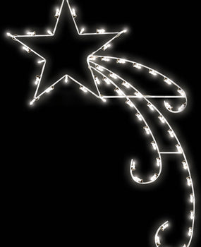 Pole Mount - 7' Shooting Star with LED Lights