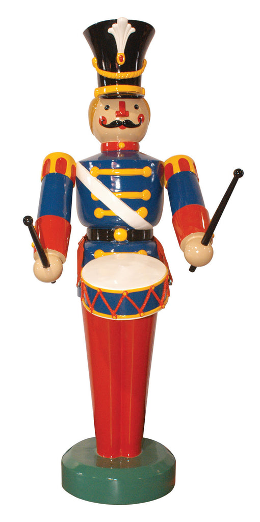 Fiberglass Toy Soldier Drumming 75"