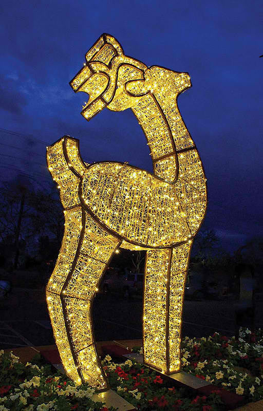 Waterloo Reindeer LED Light Display - Warm or Cool White
