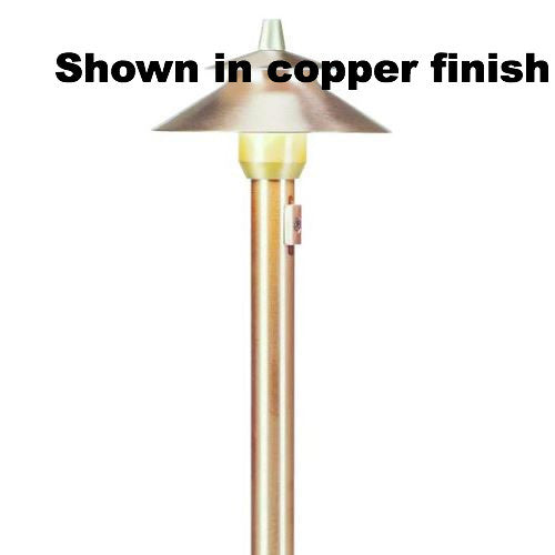Shown in copper finish