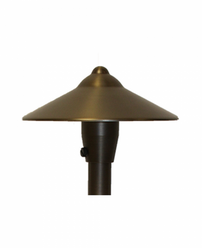 Source Lighting SAL100 Brass Path Light with SALSTEM18 18" Stem