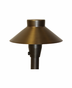 Source Lighting SAL150 Brass Path Light with SALSTEM18 18" Stem