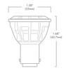 Brilliance LED AR11 Lamp 2 watt Pair of 2