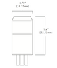 Brilliance LED Beacon T5 Wedge Lamp