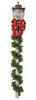 Single Bow & Garland Accent Kit - Gold, Red or Candy Cane (Lit or Unlit)