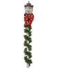 Single Bow & Garland Accent Kit - Gold, Red or Candy Cane (Lit or Unlit)