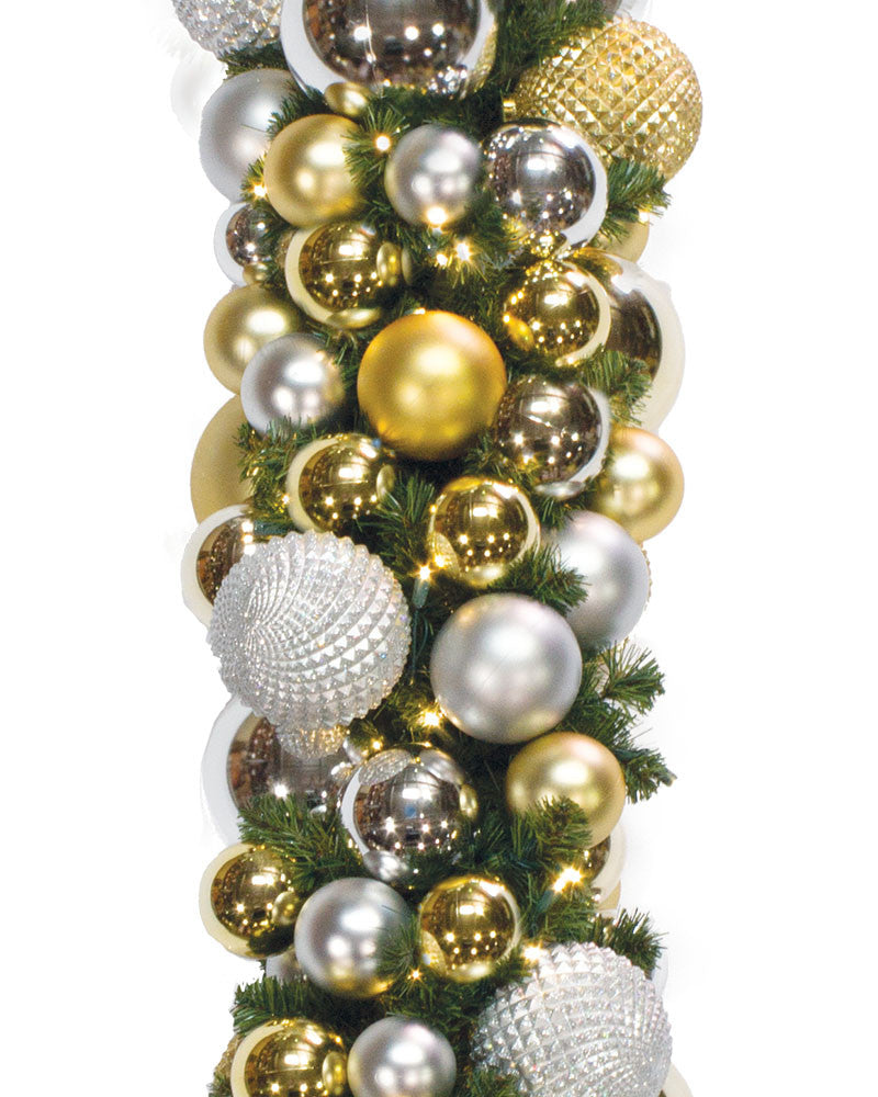 Elite Garland with LED mini lights, 10' section