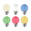 LED Frosted Globes (Case of 25) 6 Colors