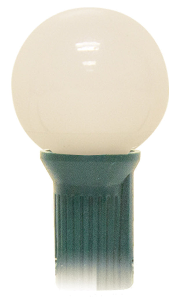 LED G40 Opaque Bulbs E12 Base (Case of 25) Warm White