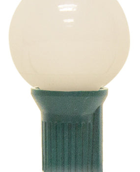 LED G40 Opaque Bulbs E12 Base (Case of 25) Warm White