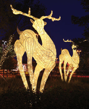 Giant Metal Sculptured Deer