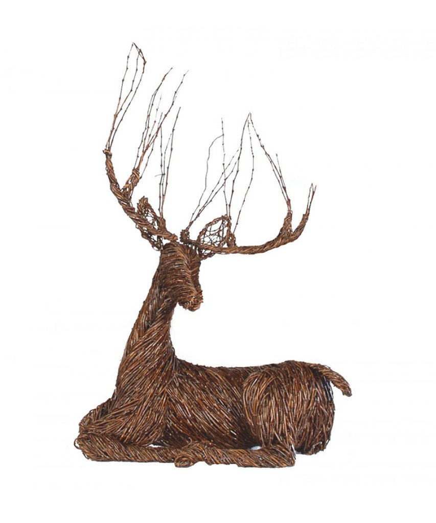 Grapevine Resting Buck (Lit or Unlit)