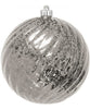 Mercury Round Swirl Ornaments - 7 Colors (set of 12)