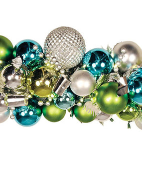 Ornament Clusters with LED Lights - 4 Color Themes