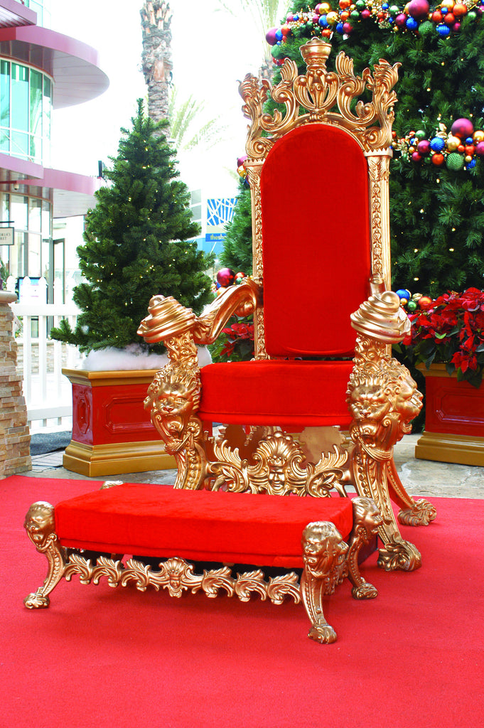 Ornate Santa Chair and Optional Ottoman
