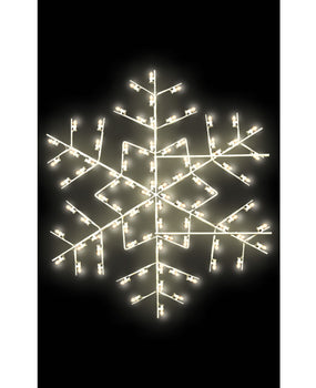Pole Mount - LED 5' Snowflake, Star or Diamond Design
