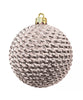 Woven Shiny Ornaments - 6 Colors in 3 Sizes (sets of 6)
